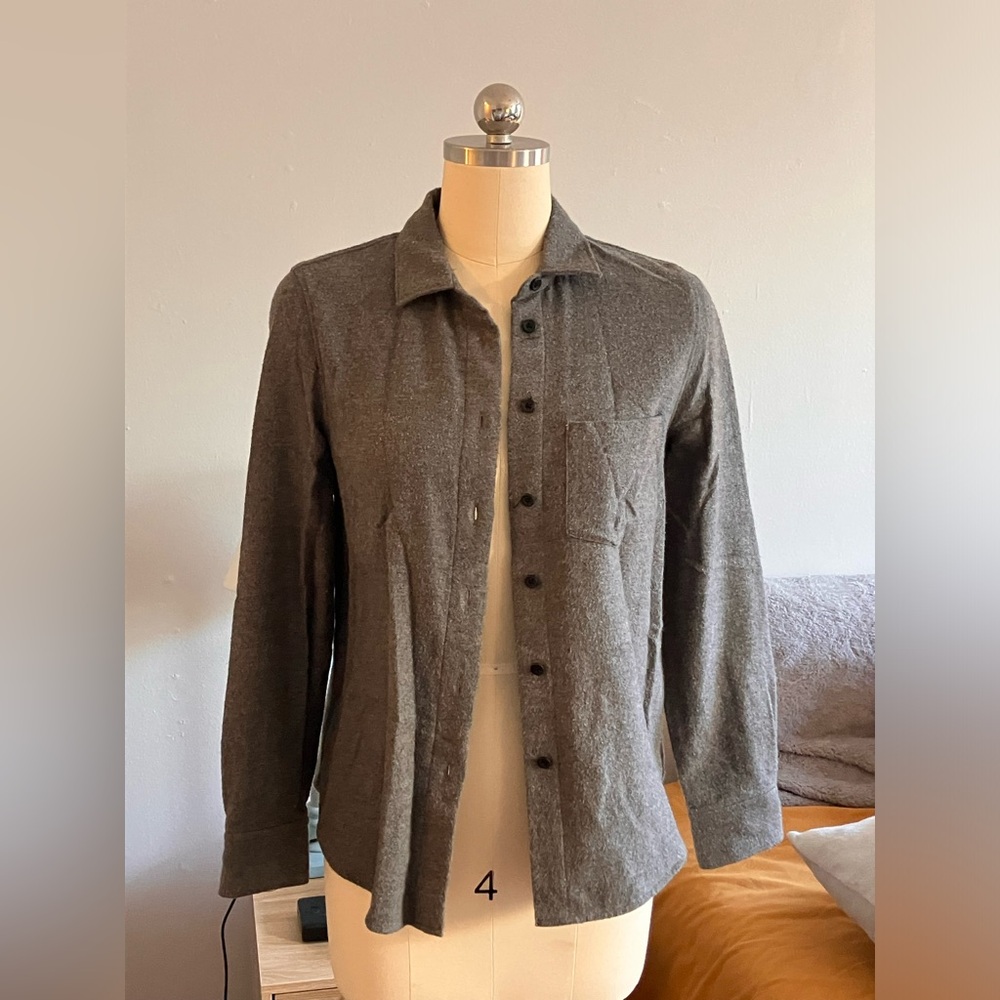 Wool Button Down